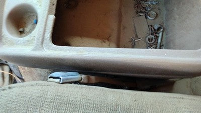 1988 Ford F150 Driver Left Front Seat Belt Buckle Receiver Oem Tan