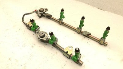 2013-16 Nissan Pathfinder Complete Fuel Rail With Injectors Set Loaded Oem 3.5L
