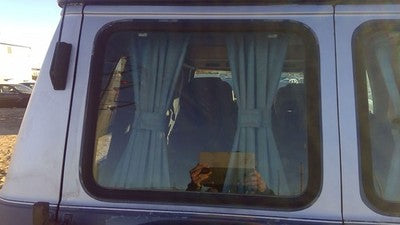 1971-1995 Chevy G20 Van Driver Left Back Glass Rear Window Only Lift Gate Hatch
