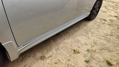 2007-12 Sentra Sr Driver Left Lower Rocker Panel Moulding Side Skirt Silver K23