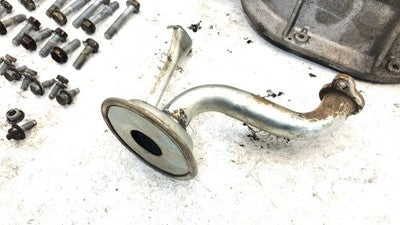 2004-2010 Toyota Highlander Engine Oil Pan With Good Drain Plug Bolts Hardware
