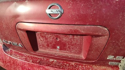 2006 Nissan Altima License Plate Trim Surround Panel Oem Tail Trunk Finish