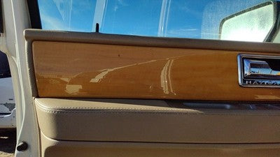 07-10 Lincoln Navigator Driver Left Front Door Trim Panel With Master Switch Tan