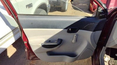 06-07 Accent Driver Left Front Door Trim Panel Manual Window Fz Gray 4 Door