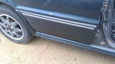 91 Mitsubishi Galant Vr4 Passenger Right Rear Moulding From Door Back Trim Green