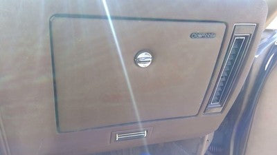 1985 Olds 88 Glove Box Assembly Complete Door With Latch Oem Tan