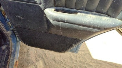 94 S10 Blazer Passenger Right Rear Door Trim Panel With Switches Back Black