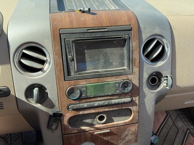 2004-2005 Ford F150 Trim Bezel Around Radio Surround Dash Panel Oem Tan Hw