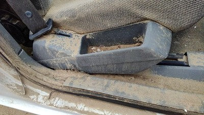 1991 Volvo 740 Passenger Right Side Seat Trim Panel Oem Gray