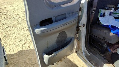 1999-2003 Ford F150 Passenger Right Rear Door Trim Panel Back Gray C2