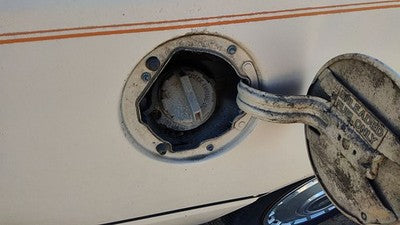 1984 Ford Tempo Fuel Filler Neck Assembly With Gas Cap Oem