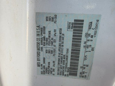 1999 Ford F150 Passenger Right Rear Brake Backing Plate Assembly Oem 4X4