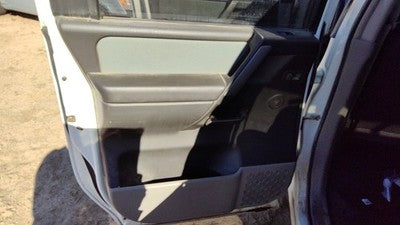 04-07 Titan Driver Left Rear Door Trim Panel With Switches Back W Graphite
