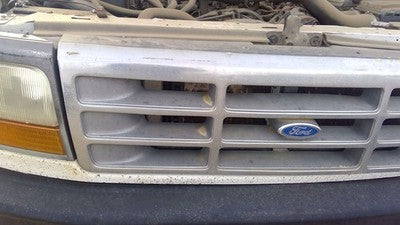 1992-1997 Ford F450 Front Grille Oem Chrome F4tz8200a