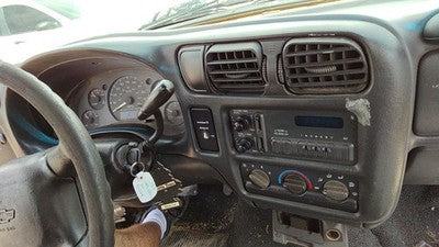 98-02 S10 Pickup Trim Bezel Around Speedometer Oem Dash Surround Panel Gray 12D
