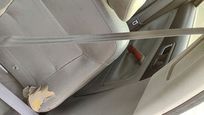 2002-2005 Vw Passat Driver Left Front Seat Belt Retractor Oem Shoulder Gray