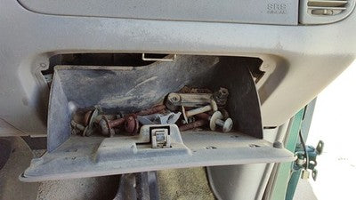 1998-2000 Ford Ranger Glove Box Assembly Complete Door With Latch Oem Gray