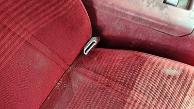 1990 Ford Bronco 2 Passenger Right Front Seat Belt Buckle Receiver Oem Red