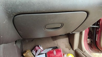 1997-2002 Ford Escort Glove Box Assembly Complete Door With Latch Oem Tan