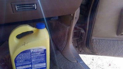 1985 Olds 88 Passenger Right Lower Kick Trim Panel Oem Tan
