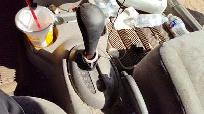 01 Neon Floor Shifter Lever Assembly Shift Unit Automatic Transmission Gray B7L5
