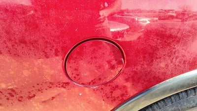 1997-2004 Ford F150 Fuel Tank Door With Hinge Gas Lid Oem Filler Red E4