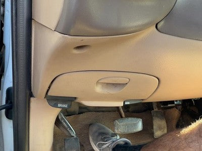 1997-2004 Ford F150 Lower Dash Under Column Knee Bolster Trim Panel Oem Tan Ex
