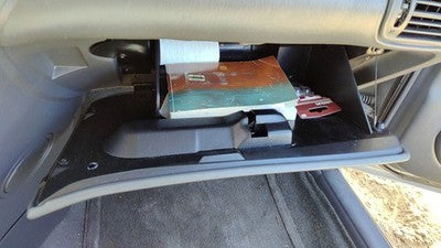98-01 Oldsmobile Intrigue Glove Box Assembly Complete Door With Latch Gray 14B