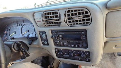 00-01 Olds Bravada Trim Bezel Around Speedometer Dash Surround Panel Pewter 922