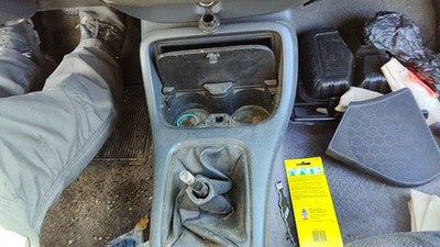 1996-1998 Honda Civic Shifter Trim Bezel Oem Console Coupe Gray 4799995