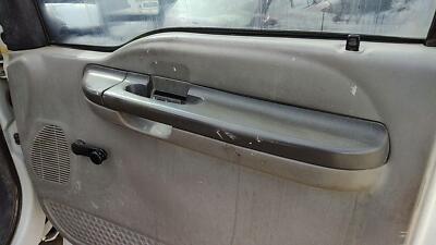 99-01 F250 Super Duty Passenger Right Front Inside Door Trim Panel Only Oem Gray