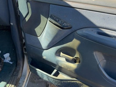 1992 Ford F250 Passenger Right Front Door Trim Panel With Switches Gray