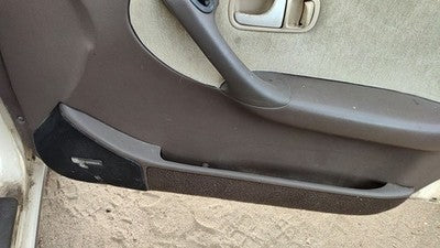 1993 Infinity G20 Passenger Right Front Door Trim Panel With Switches Brown