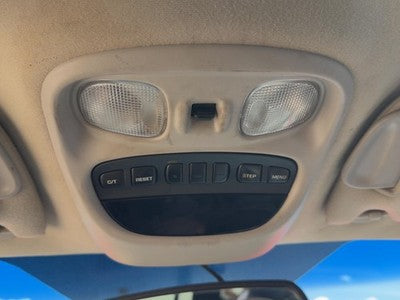 00 Grand Cherokee Center Overhead Console Dome Light Map Lamp Cubby Gray Dlaz