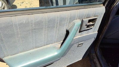 94 Cutlass Ciera Driver Left Rear Inside Door Trim Panel With Switches Back Blue