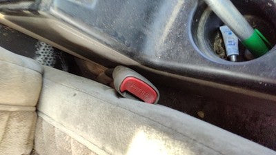 1994 Jeep Grand Cherokee Passenger Right Front Seat Belt Buckle Receiver Gray