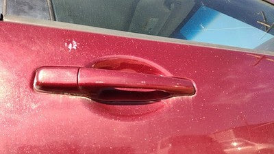 04-12 Mitsubishi Galant Passenger Right Front Outside Door Handle P06 Ultra Red