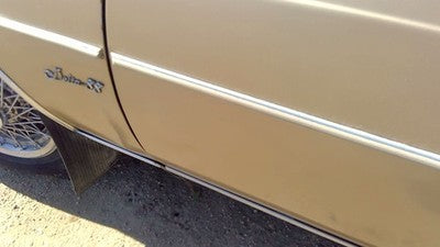 1985 Olds 88 Driver Left Front Moulding From Door Oem Trim Strip Gold