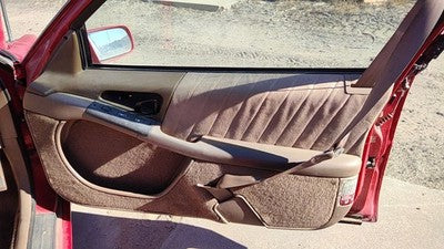 1993 Grand Prix Passenger Right Door Trim Panel With Switches 2 Door Tan