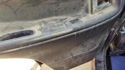 97 Suzuki Sidekick Driver Left Rear Door Trim Panel With Switches Back Gray Gri