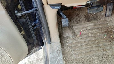1997 Ford F150 Driver Left Lower Kick Trim Panel Oem Tan Mx
