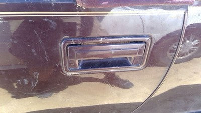 93 Cadillac Fleetwood Driver Left Rear Back Outside Door Handle Oem Lever Maroon