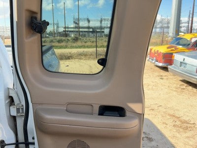 1999-2003 Ford F150 Driver Left Rear Door Trim Panel With Switches Back Tan Ex