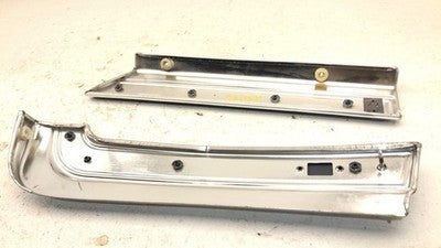 1984 Cadillac Deville Driver Left Side Seat Trim Chrome Strips Oem