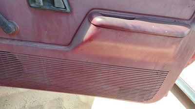 1990 Ford Bronco 2 Passenger Right Front Door Trim Panel Red