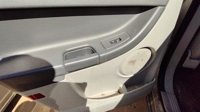 07-08 Pacifica Driver Left Rear Door Trim Panel With Switches Back Gray Da