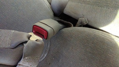 00 Lesabre Buick Lesabre Passenger Right Front Seat Belt Buckle Receiver Gray 17
