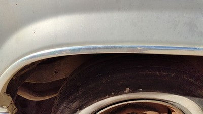 85 Grand Marquis Passenger Right Rear Chrome Trim Wheel Flare Moulding Back Gray