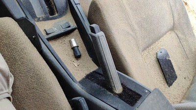 1991 Volvo 740 Parking Brake Handle Assembly Oem Emergency Ebrake