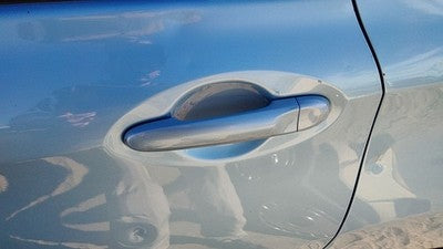 2014-2019 Nissan Versa Note Driver Left Rear Outside Door Handle Back Blue Rbe